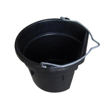 Qingdao Huatian Hand Truck MR 12QT FLT Rubb Bucket MR12QR/FSB-BLK